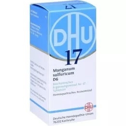 BIOCHEMIE DHU 17 Manganum Sulphuricum d 6 tablettia, 80 kpl