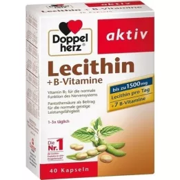 DOPPELHERZ lesitiini+B -vitamiinikapselit, 40 kpl