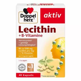 DOPPELHERZ Lesitiini+B-vitamiinikapselit, 40 kpl