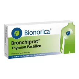 BRONCHIPRET Timjamipastillit, 30 kpl