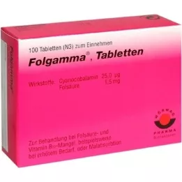 FOLGAMMA tabletit, 100 kpl