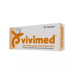 VIVIMED kofeiinilla päänsärkylääkkeitä vastaan, 20 kpl