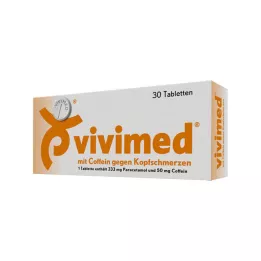 VIVIMED kofeiinilla päänsärkylääkkeitä vastaan, 30 kpl