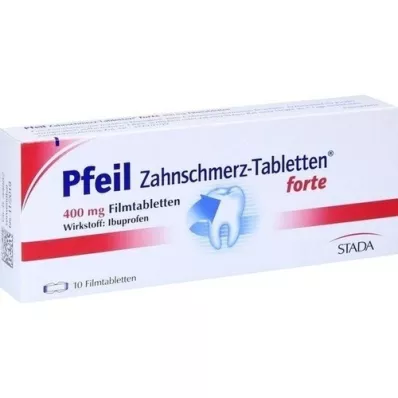 PFEIL hammassärkytabletit Forte-kalvopäällystetyt tabletit, 10 kpl