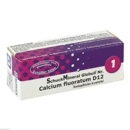 SCHUCKMINERAL Globuli 1 kalsiumfluora D12, 7,5 g