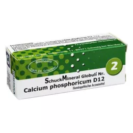 SCHUCKMINERAL Globuli 2 kalsiumfosfori D 12, 7,5 g