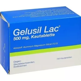 GELUSIL LAC pureskeltavat tabletit, 100 kpl