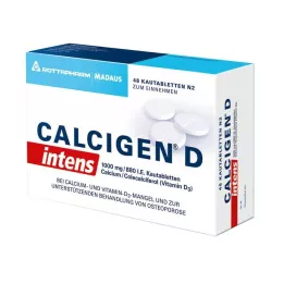 CALCIGEN D intens 1000 mg/880 I.E. purutabletit, 48 kpl