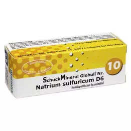 SCHUCKMINERAL Globuli 10 natrium rikkiä D6, 7,5 g