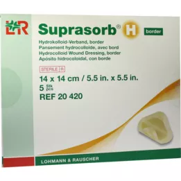 Suprasorb H Hydrocoloid Association Ryhmä 14x14 cm, 5 kpl