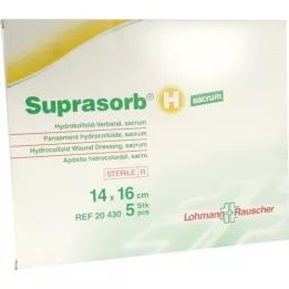 Suprasorb Hhydracoperband Sacrum 14x16 cm, 5 kpl