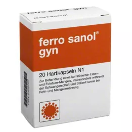 FERRO SANOL gyn kovat kapselit päällystetyillä pelletillä, 20 kpl