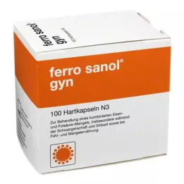 FERRO SANOL gyn kovat kapselit päällystetyillä pelletillä, 100 kpl