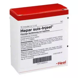 HEPAR SUIS Injeel Ampoules, 10 kpl