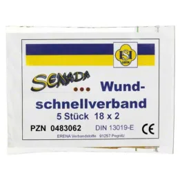Senada pikahaavasidos 2x18 cm, 5 kpl