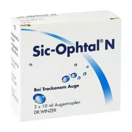SIC OPHTAL N-silmätipat, 3X10 ml