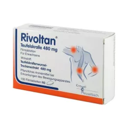 RIVOLTAN Teufels Claw 480 mg kalvopäällystetyt tabletit, 100 kpl