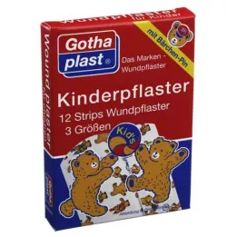 GOTHAPLAST Lasten kipsinauhat, 12 kpl