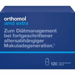 ORTHOMOL AMD Lisäkapselit, 120 kpl