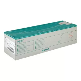 INJEKT Yksiruisku 5 ml LL -keskeinen PVC-vapaa, 100X5 ml