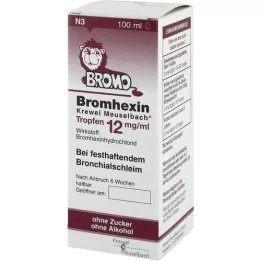 BROMHEXIN Krewew Meuselb.dropte 12 mg/ml, 100 ml