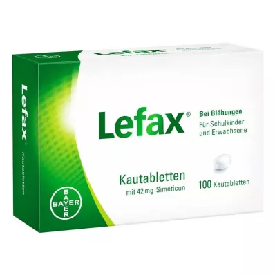 LEFAX pureskelevat tablettit, 100 ST LEFAX pureskelevat tablettit, 100 ST