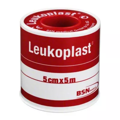 LEUKOPLAST 5 cm x 5 m, 1 kpl