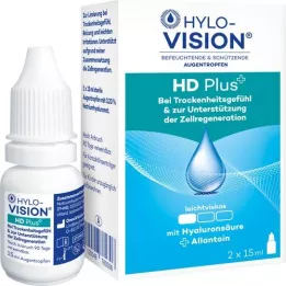HYLO-VISION HD plus silmätipat, 2x15 ml