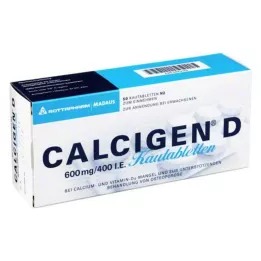 CALCIGEN D 600 mg/400 I.E. purutabletit, 50 kpl