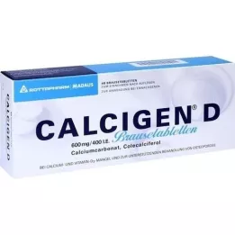 CALCIGEN D 600 mg/400, ts. Breamer -tabletit, 40 kpl