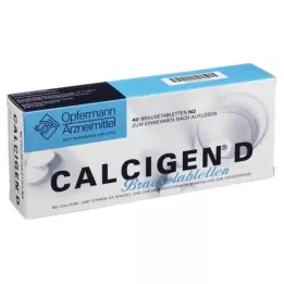 CALCIGEN D 600 mg/400 I.E. poretabletit, 40 kpl