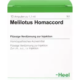 MELILOTUS HOMACCORD Ampoules, 10 kpl