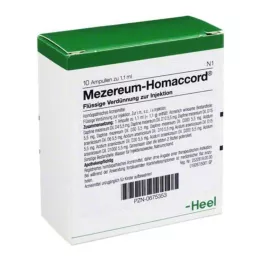 MEZEREUM HOMACCORD Ampoules, 10 kpl