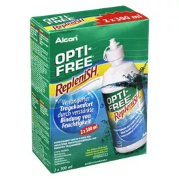 OPTI-FREE RepleniSH monitoiminen desinfiointiliuos, 2X300 ml