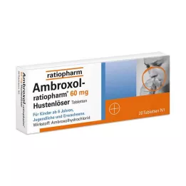 AMBROXOL-ratiopharm 60 mg yskänlääketabletit, 20 kpl