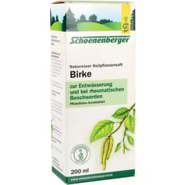 BIRKENSAFT Schoenenberger Lääketieteelliset kasvien mehut, 200 ml
