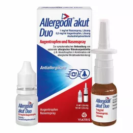 ALLERGODIL akuutti Duo 4 ml AT akuutti/10 ml NS akuutti, 1 kpl