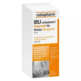 IBU-RATIOPHARM Kuumesiirappi lapsille 20 mg/ml, 100 ml