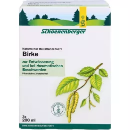 BIRKENSAFT Schönenberger-lääkekasvien mehut, 3X200 ml