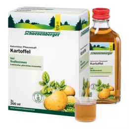 KARTOFFELSAFT Schönenberger-lääkekasvien mehut, 3X200 ml