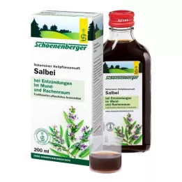 SALBEI SAFT Schönenberger-lääkekasvien mehut, 200 ml