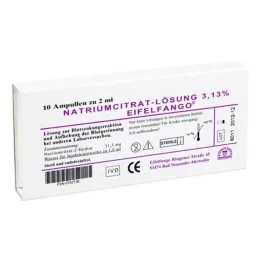 Natrum citricum 3,13 % ampullit, 10X2 ml