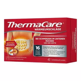 THERMACARE Selkäkääreet S-XL kivunlievitykseen, 4 kpl