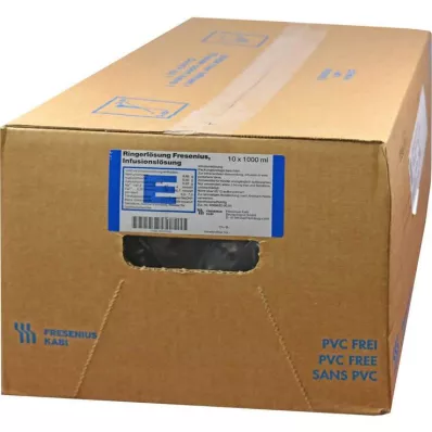 RINGER LÖSUNG Free Flex-infuusioliuos, 10X1000 ml
