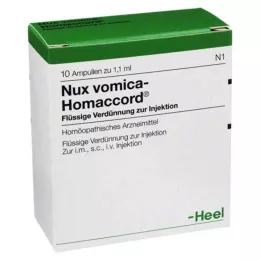NUX VOMICA HOMACCORD Ampoules, 10 kpl