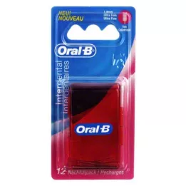 ORAL-B Hampaidenväliset harjat ultrahieno 1,9 mm täyttöpakkaus, 12 kpl