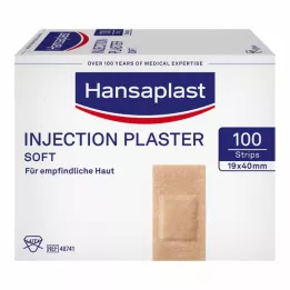 HANSAPLAST Pehmeät ruiskutuskipsinauhat 19x40 mm, 100 kpl