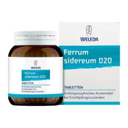 FERRUM SIDEREUM D 20 tablettia, 80 kpl