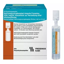 NATRIUMGLYCEROPHOSPHAT Ampulli-infuusioliuoskonsentraatti, 20X10 ml