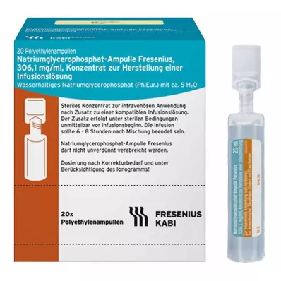 NATRIUMGLYCEROPHOSPHAT Ampulli-infuusioliuoskonsentraatti, 20X10 ml